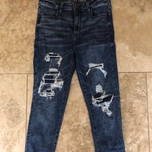 American Eagle Super Skinny High Waisted Jeans